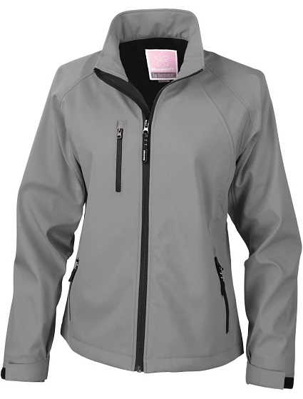 Result R 128F Dámská 2-vrstvá softshellová bunda 30.128F silver grey