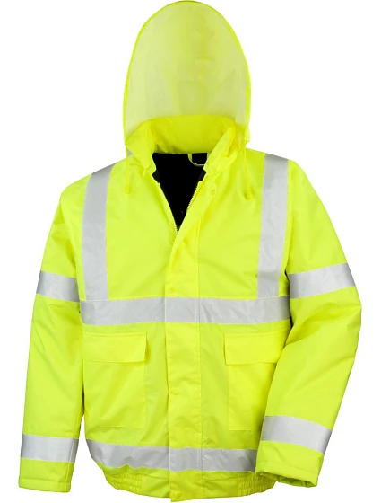 Result R 217X Bezpečnostná zimná bunda „Blouson“ 30.217X fluorescenčná žltá Result R 217X Bezpečnostná zimná bunda „Blouson“ 30.217X fluorescenčná žltá