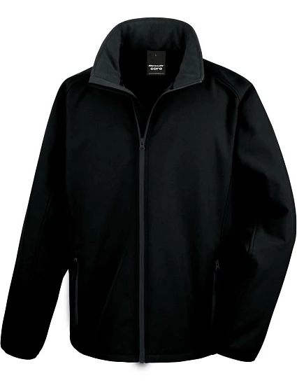Result R 231M Pánská 2-vrstvá softshell bunda "Printable" 30.231M black/black Result R 231M Pánská 2-vrstvá softshell bunda "Printable" 30.231M black/black