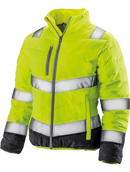 Result R 325F Dámska bezpečnostná bunda 30.325F fluorescenčná žltá/sivá Result R 325F Dámska bezpečnostná bunda 30.325F fluorescenčná žltá/sivá