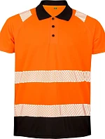Result R 501X Bezpečnostná polokošeľa 30.501X fluorescenčná oranžová/čierna