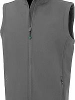 Result R 902M Pánská 2-vrstvá softshell vesta "Printable" 30.902M workguard grey