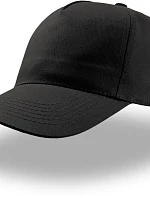Atlantis Headwear Start Five 5-panelová bejzbalová čiapka „Start Five“ 33.0038 čierna