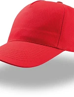Atlantis Headwear Start Five 5-panelová bejzbalová čiapka „Start Five“ 33.0038 červená