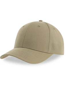Atlantis Headwear Joshua 6-panelová bejzbalová čiapka 33.0109 khaki