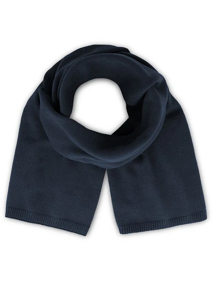 Atlantis Headwear Wind Scarf-S Pletený šál 33.0224 tmavomodrý
