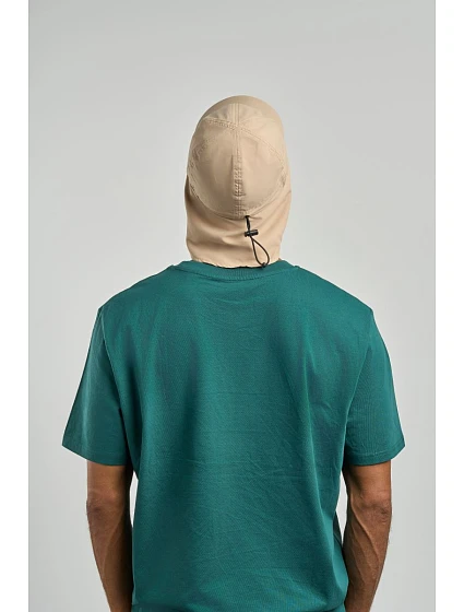 6 panelová kšiltovka s ochranou krku khaki model 22479259 - Atlantis Headwear