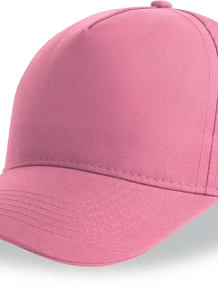 Atlantis Headwear Kid Recy Five Detská 5-panelová čiapka s šiltom 33.0237 ružová