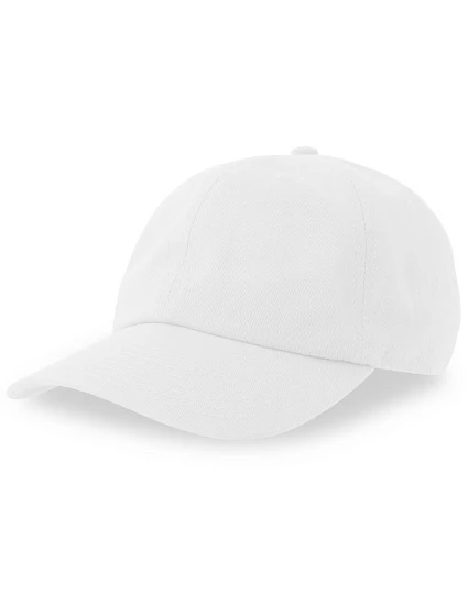 Atlantis Headwear Dad Hat-S 6-panelová bejzbalová čiapka 33.0242 biela Atlantis Headwear Dad Hat-S 6-panelová bejzbalová čiapka 33.0242 biela