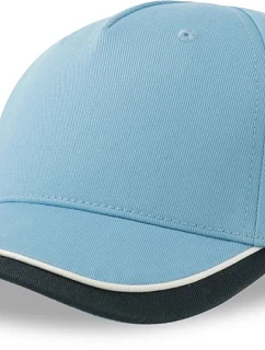 Atlantis Headwear Kid Star-S Detská 5-panelová čiapka 33.0249 columbia blue/navy