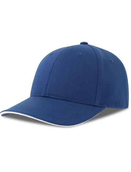 Atlantis Headwear Liberty Sandwich-S 6-panelová bejzbalová čiapka 33.0251 kráľovská modrá/biela Atlantis Headwear Liberty Sandwich-S 6-panelová bejzbalová čiapka 33.0251 kráľovská modrá/biela