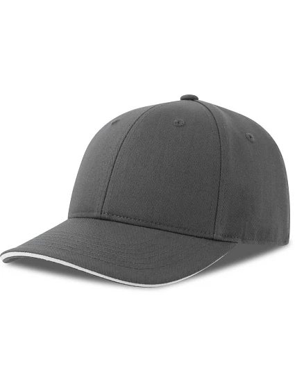 Atlantis Headwear Liberty Sandwich-S 6-panelová bejzbalová čiapka 33.0251 tmavošedá/biela Atlantis Headwear Liberty Sandwich-S 6-panelová bejzbalová čiapka 33.0251 tmavošedá/biela