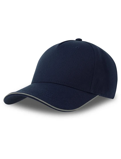 Atlantis Headwear Reflect-S 5-panelová bejzbalová čiapka 33.0254 tmavomodrá Atlantis Headwear Reflect-S 5-panelová bejzbalová čiapka 33.0254 tmavomodrá