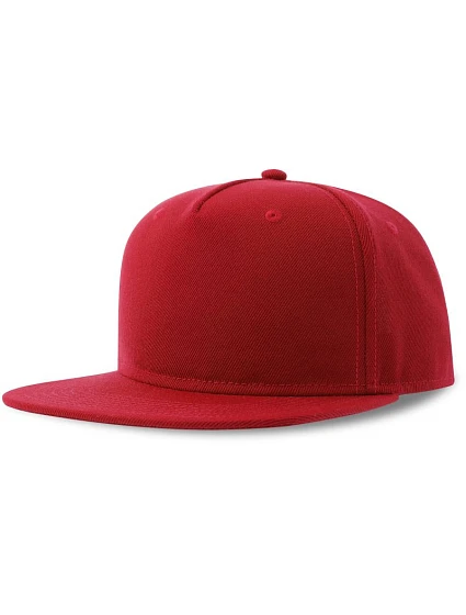 Atlantis Headwear Snap Five-S – 5-panelová bejzbalová čiapka 33.0256 červená Atlantis Headwear Snap Five-S – 5-panelová bejzbalová čiapka 33.0256 červená
