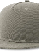 Atlantis Headwear Snap Five-S 5-panelová bejzbalová čiapka 33.0256 sivá