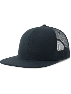 Atlantis Headwear Snap Mesh-S 6-panelová truckerová čiapka 33.0257 tmavomodrá/tmavomodrá