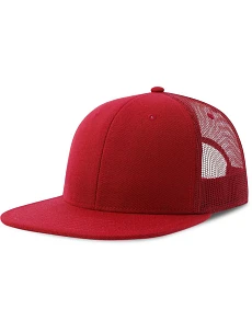 Atlantis Headwear Snap Mesh-S 6-panelová truckerová čiapka 33.0257 červená/červená