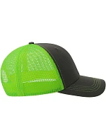 Atlantis Headwear Sonic-S 6-panelová truckerová čiapka 33.0259 tmavošedá/zelená fluo Atlantis Headwear Sonic-S 6-panelová truckerová čiapka 33.0259 tmavošedá/zelená fluo