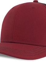 Atlantis Headwear Sonic-S 6-panelová truckerová čiapka 33.0259 kardinalová/čierna