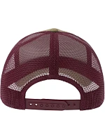 Atlantis Headwear Rapper Cotton-S 5-panelová truckerová čiapka 33.0260 khaki/burgundová