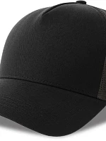 Atlantis Headwear Rapper Cotton-S 5-panelová truckerová čiapka 33.0260 čierna/tmavošedá