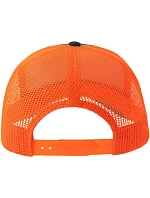 Atlantis Headwear Rapper Cotton-S 5-panelová truckerová čiapka 33.0260 čierna/oranžová fluo Atlantis Headwear Rapper Cotton-S 5-panelová truckerová čiapka 33.0260 čierna/oranžová fluo