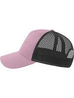 Atlantis Headwear Rapper Cotton-S 5-panelová truckerová čiapka 33.0260 lila/čierna Atlantis Headwear Rapper Cotton-S 5-panelová truckerová čiapka 33.0260 lila/čierna