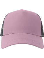 Atlantis Headwear Rapper Cotton-S 5-panelová truckerová čiapka 33.0260 lila/čierna Atlantis Headwear Rapper Cotton-S 5-panelová truckerová čiapka 33.0260 lila/čierna