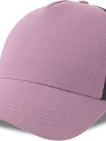 Atlantis Headwear Rapper Cotton-S 5-panelová truckerová čiapka 33.0260 lila/čierna