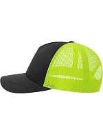 Atlantis Headwear Rapper Cotton-S 5-panelová čiapka typu „trucker“ 33.0260 čierna/žltá fluo Atlantis Headwear Rapper Cotton-S 5-panelová čiapka typu „trucker“ 33.0260 čierna/žltá fluo