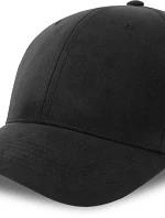 Atlantis Headwear Fam-S 6-panelová čiapka so semišovým vzhľadom 33.0271 čierna