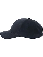 Atlantis Headwear Fam-S 6-panelová čiapka so semišovým vzhľadom 33.0271, tmavomodrá Atlantis Headwear Fam-S 6-panelová čiapka so semišovým vzhľadom 33.0271, tmavomodrá