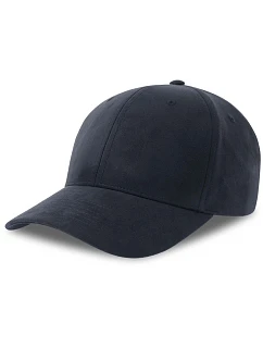 Atlantis Headwear Fam-S 6-panelová čiapka so semišovým vzhľadom 33.0271, tmavomodrá