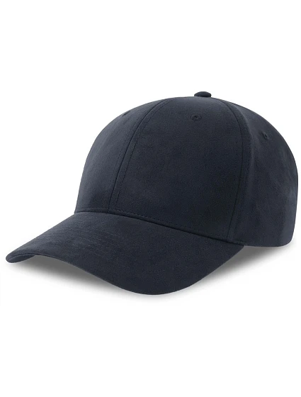 Atlantis Headwear Fam-S 6-panelová čiapka so semišovým vzhľadom 33.0271, tmavomodrá Atlantis Headwear Fam-S 6-panelová čiapka so semišovým vzhľadom 33.0271, tmavomodrá