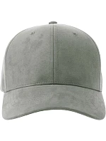 Atlantis Headwear Fam-S 6-panelová čiapka s semišovým vzhľadom 33.0271 šedá Atlantis Headwear Fam-S 6-panelová čiapka s semišovým vzhľadom 33.0271 šedá