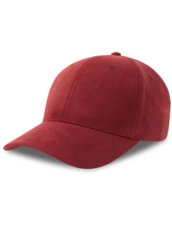 Atlantis Headwear Fam-S 6 Panelová čepice semišového vzhledu 33.0271 cardinal