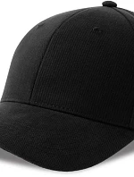 Atlantis Headwear Pilot-S 6-panelová čiapka z hrubej bavlny 33.0273 čierna