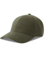 Atlantis Headwear Pilot-S 6-panelová čiapka z hrubej bavlny 33.0273 olivová Atlantis Headwear Pilot-S 6-panelová čiapka z hrubej bavlny 33.0273 olivová