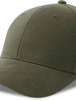 Atlantis Headwear Pilot-S 6-panelová čiapka z hrubej bavlny 33.0273 olivová