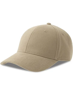 Atlantis Headwear Pilot-S 6-panelová čiapka z hrubej bavlny 33.0273 khaki