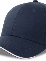 Atlantis Headwear Sport Sandwich-S 6-panelová sendvičová čiapka 33.0275 tmavomodrá