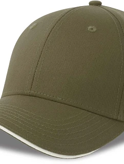 Atlantis Headwear Sport Sandwich-S 6-panelová sendvičová čiapka 33.0275 olivová