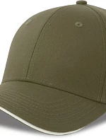 Atlantis Headwear Sport Sandwich-S 6-panelová sendvičová čiapka 33.0275 olivová