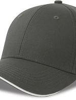 Atlantis Headwear Sport Sandwich-S 6-panelová sendvičová čiapka 33.0275 tmavošedá