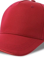 Atlantis Headwear Recy Five Italia 5-panelová čiapka 33.0281 červená