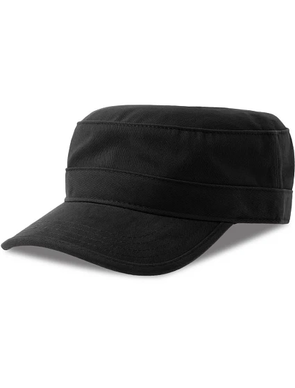 Atlantis Headwear Tank-S Vojenská čiapka s kšiltom 33.0287 čierna Atlantis Headwear Tank-S Vojenská čiapka s kšiltom 33.0287 čierna