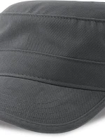 Atlantis Headwear Tank-S Vojenská čiapka s kšiltom 33.0287 tmavošedá