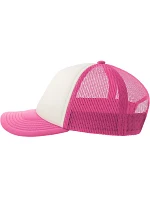 Atlantis Headwear Kid Rapper-S 5-panelová truckerová čiapka 33.0295 biela/fuchsiová fluo Atlantis Headwear Kid Rapper-S 5-panelová truckerová čiapka 33.0295 biela/fuchsiová fluo