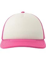 Atlantis Headwear Kid Rapper-S 5-panelová truckerová čiapka 33.0295 biela/fuchsiová fluo Atlantis Headwear Kid Rapper-S 5-panelová truckerová čiapka 33.0295 biela/fuchsiová fluo