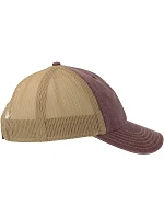 Atlantis Headwear Teon 6-panelová čiapka Vintage Trucker 33.0303 bordová/khaki Atlantis Headwear Teon 6-panelová čiapka Vintage Trucker 33.0303 bordová/khaki